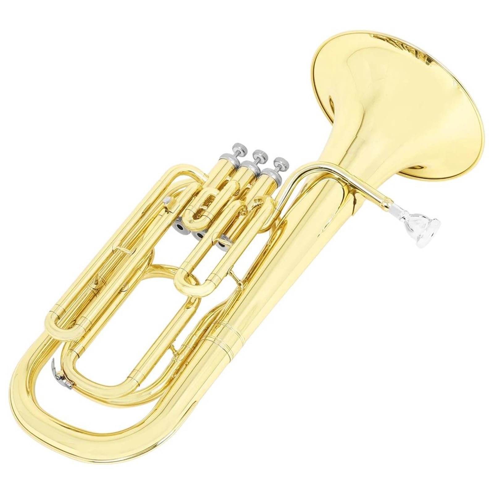 Eufonium Bb Euphonium 3 Klawiszowy Pionowy Instrument Barytonowy Z Mosiężnym Korpusem Tenorowym I Futerałem