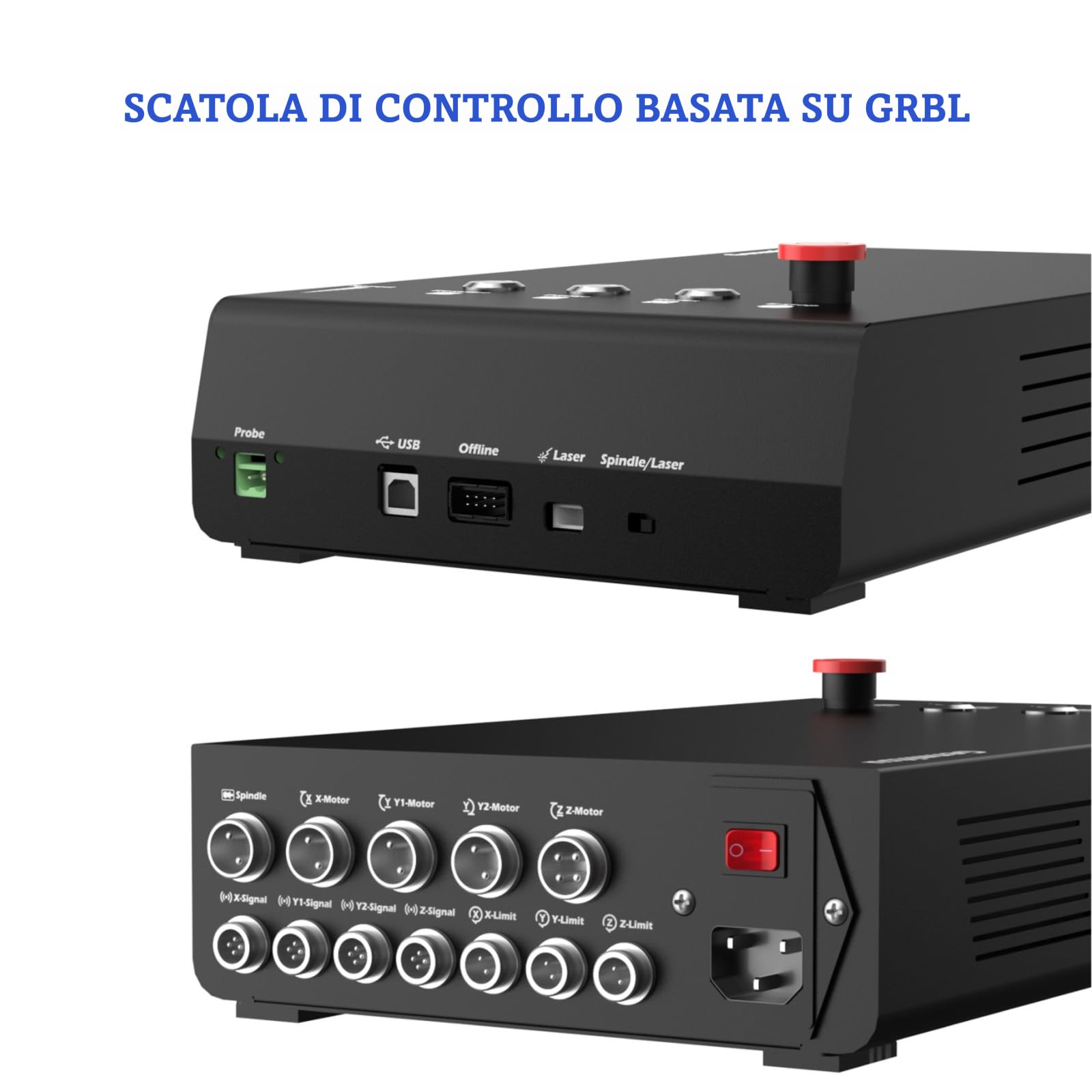 SainSmart Upgrade Fresatrice CNC con motore a circuito chiuso e vite a ricircolo di sfere PROVerXL 4030 V2, macchina per incisione a 3 assi per legno, metallo, acrilico, PCB, MDF, area di lavoro 400 x