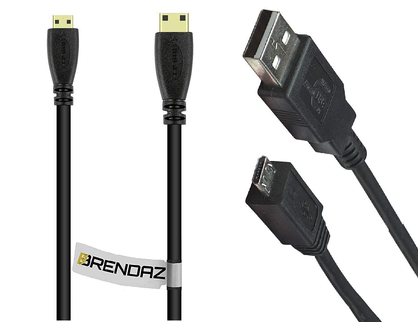 SONY テレビ HDMI USB端子付き Amazon.com: BRENDAZ HDMI Micro Connector Cable and Micro USB Cable