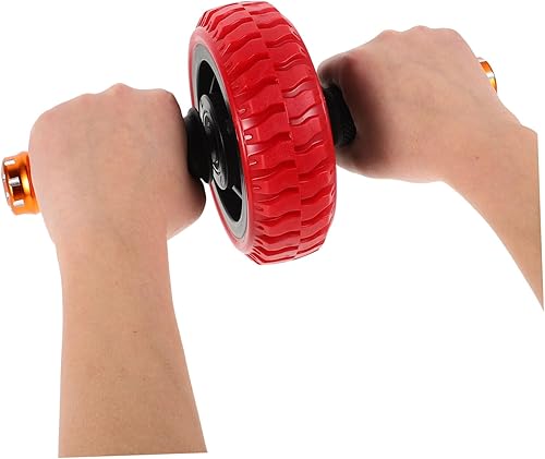 Miniatura 4 de Alipis Rueda de rodillo de abdominales portátil con potente resistencia de resorte para entrenamiento abdominal integral, construcción de alta