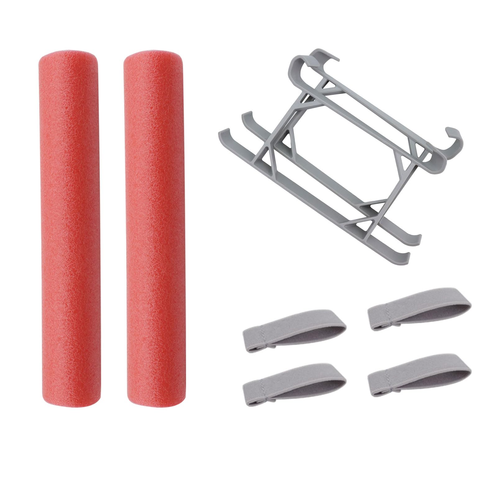 Carrello di atterraggio compatibile con Lito 1/X1, kit di galleggianti per atterraggio in acqua per droni con staffa per asta a treppiede galleggiante (Carrello galleggiante + di atterraggio)