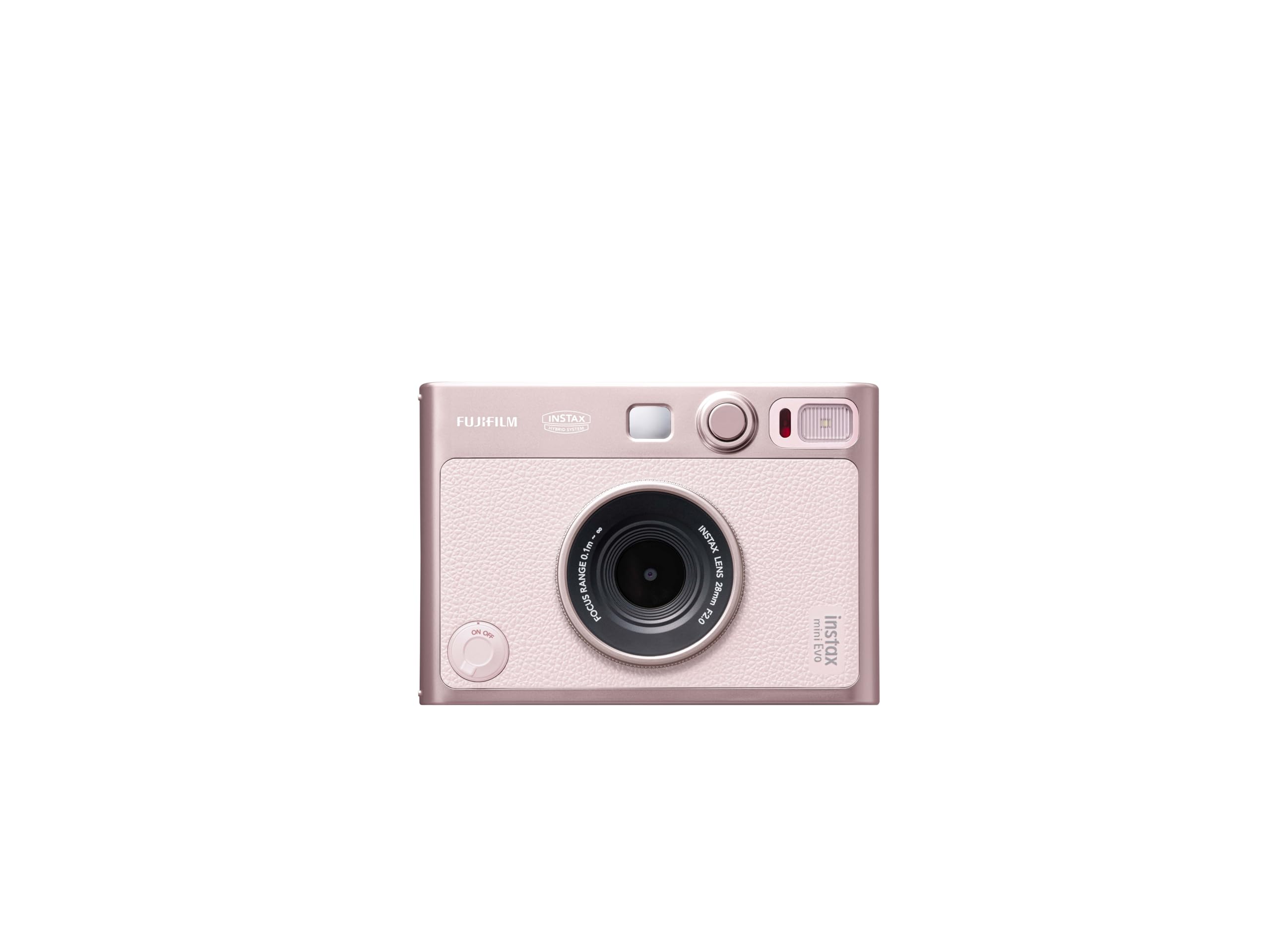 FUJIFILM instax mini Evo Gentle Rose本体 FUJIFILM INSTAX mini Evo Hybrid Instant Camera - Gentle Rose 600024654