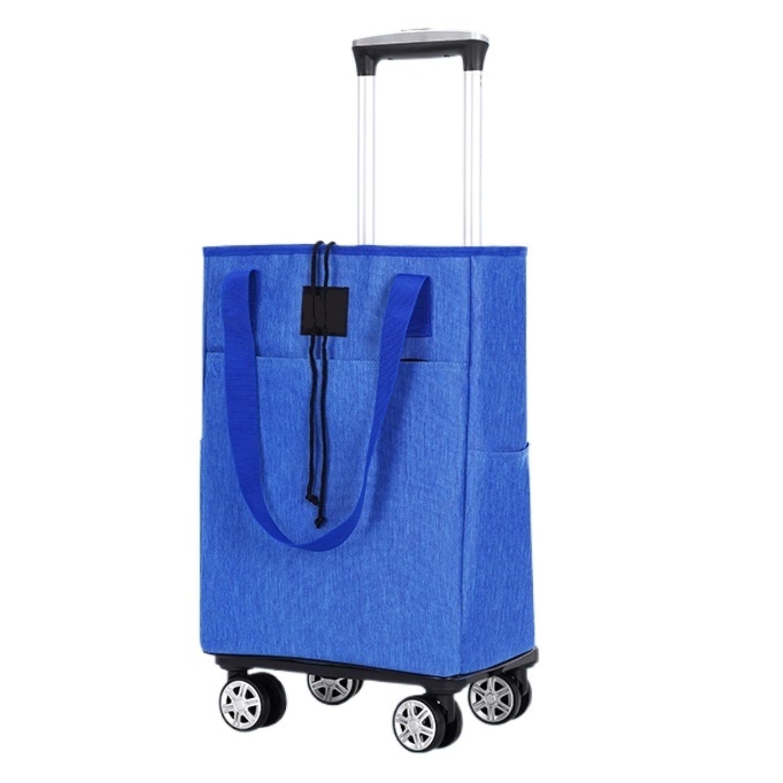 Shopping Trolley Shopping Cart Rolling Grocery Portable Foldable Handcart Utility Cart