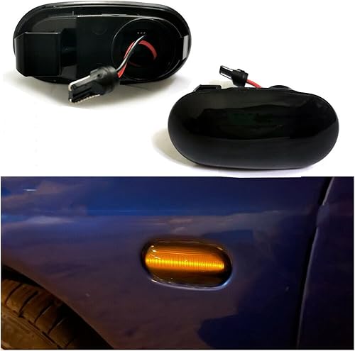 Miniatura 4 de Dinámico para Mitsubishi para Triton para L200 2005-2015 para Pajero para Montero para Sport para Nativa 08-16 LED marcador lateral intermitente luz