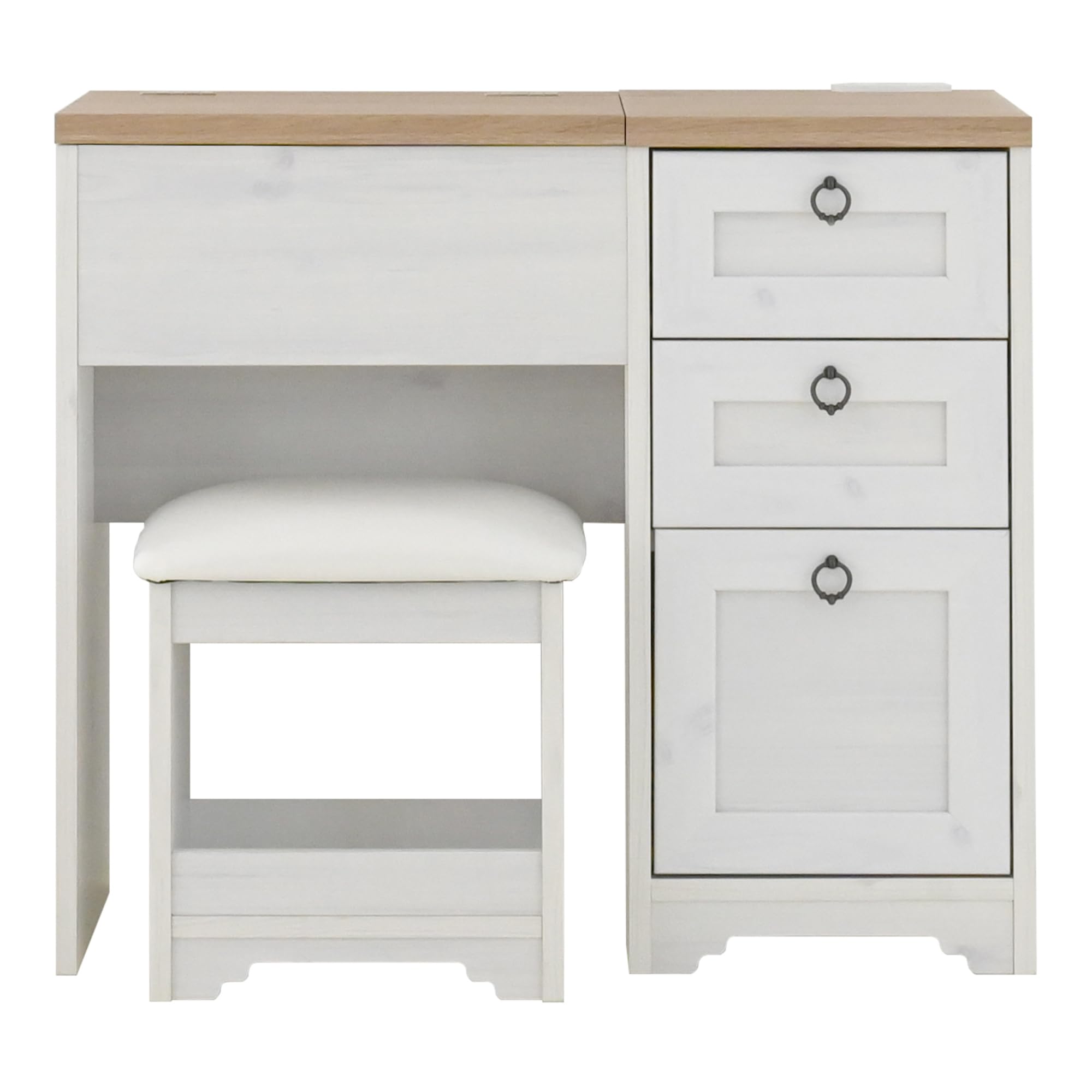 ドレッサー デスクドレッサー 80cm幅 AN70-80D アンリ デスクドレッサー AN70-80D | SESAME家具インテリア