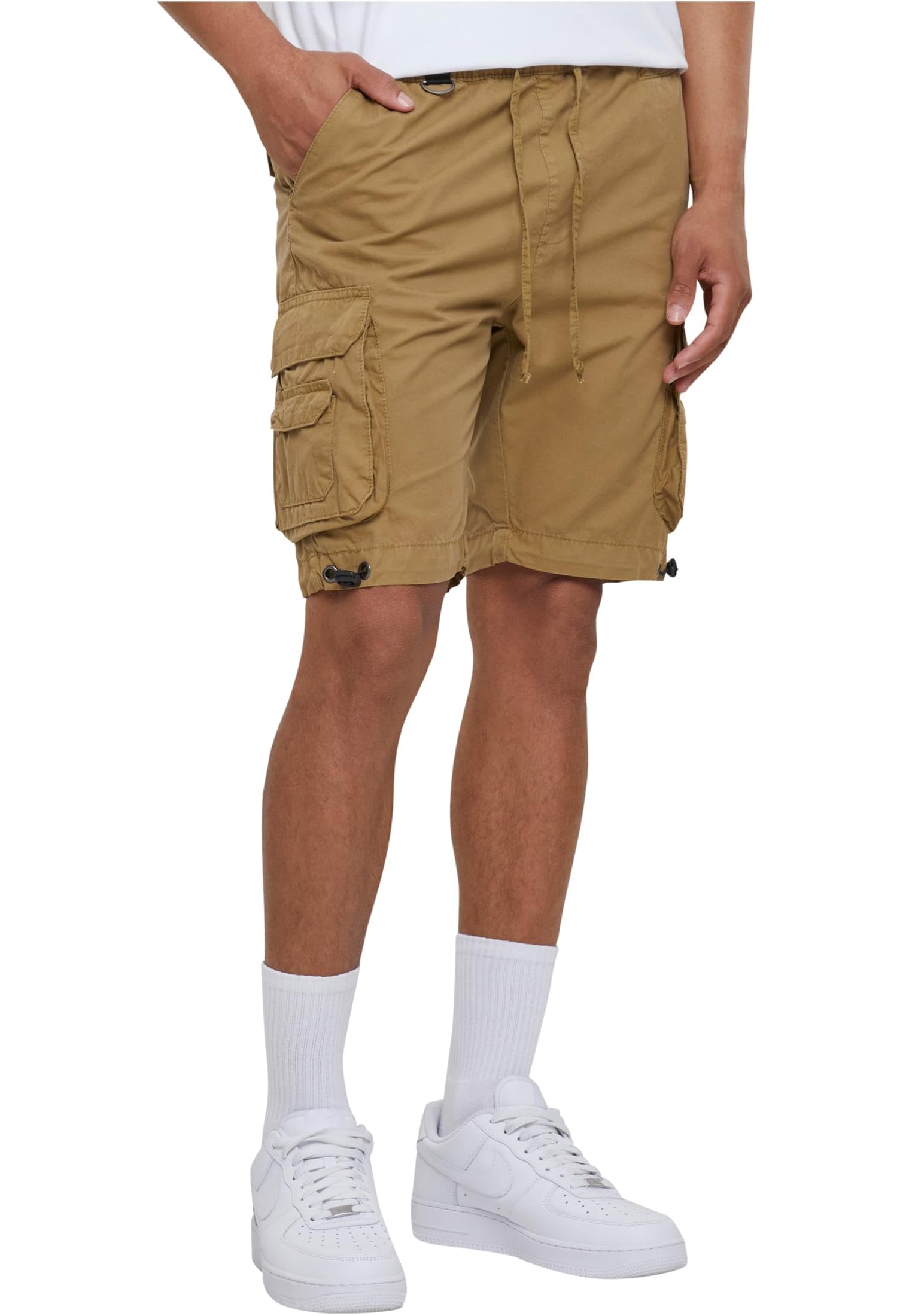 Urban Classics Men's Double Pocket Cargo Shorts Cargo Shorts, darksand, S