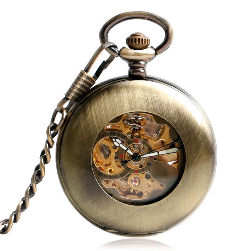Montre de poche steampunk en bronze, l'idée cadeau rétro idéale pour les collectionneurs