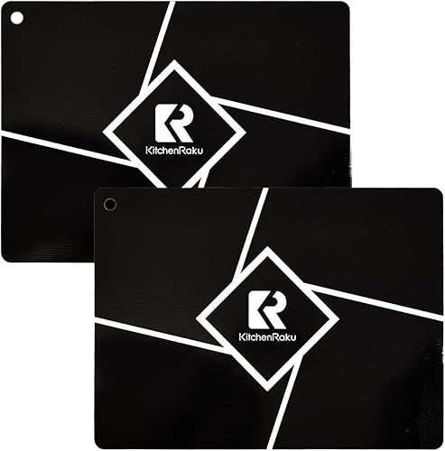 KitchenRaku Alfombrilla de inducción (magnética), protector de placa de inducción para estufa de inducción, cubierta superior redonda de silicona de