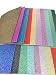 10 x 15cm Self Adhesive Gemstone Metallic Glitter Sign Sticker Art Sheets 20 Sheets (Mixed Colors)