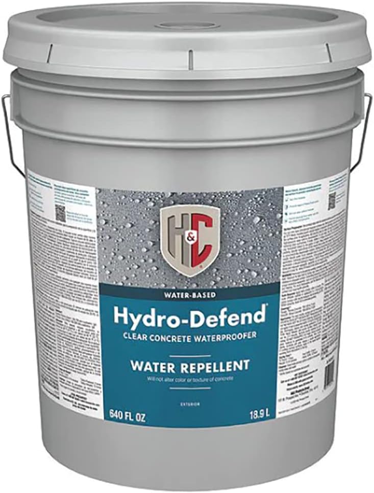 H&C Hydrodefend Concrete & Masonry Sealer 5-Gal.