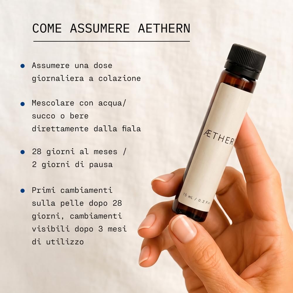 Ultimate Skincare Program - Integratore Liquido con Collagene + Acido Ialuronico per la Pelle. Pronto da Bere. Supporta Idratazione, Tonicità, Luminosità. 28 Fiale