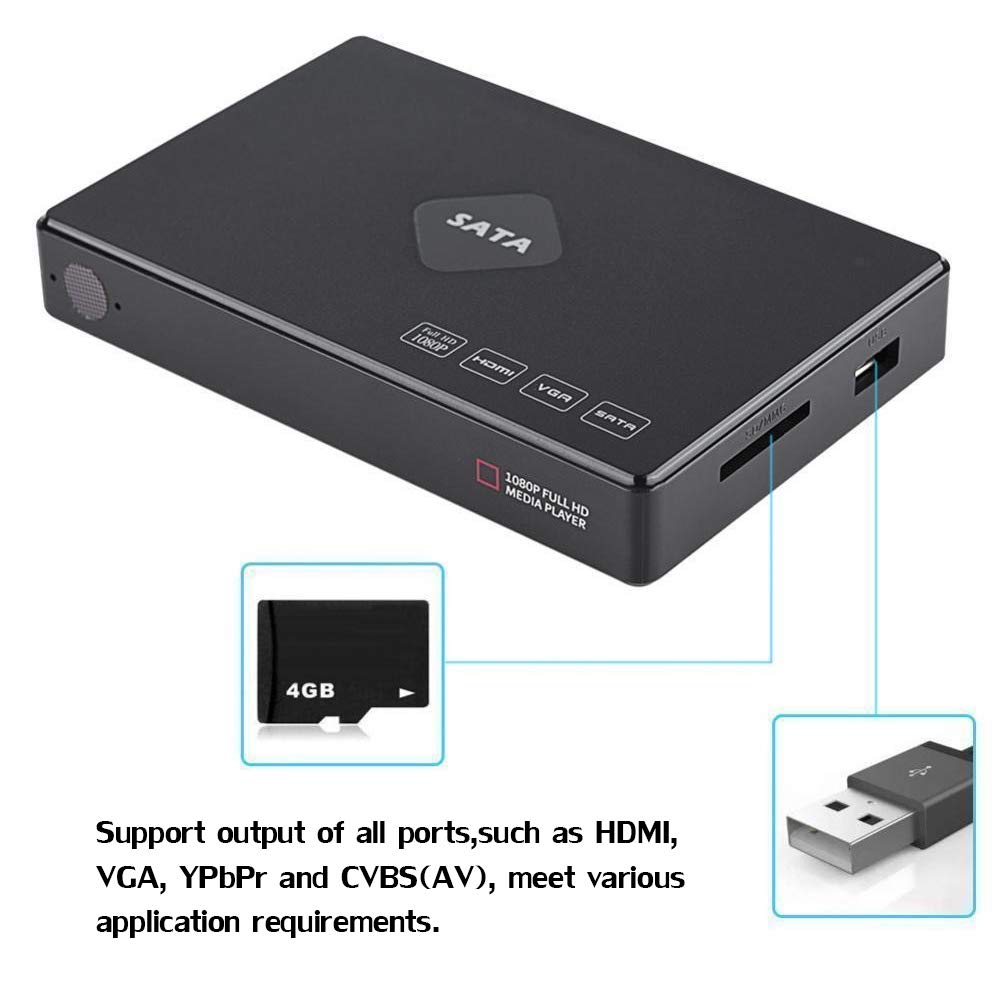 Reproductor Multimedia HDD, Reproductor de Disco Duro, 2,5 Pulgadas, una Variedad de Necesidades de Aplicación(Normativas Europeas)