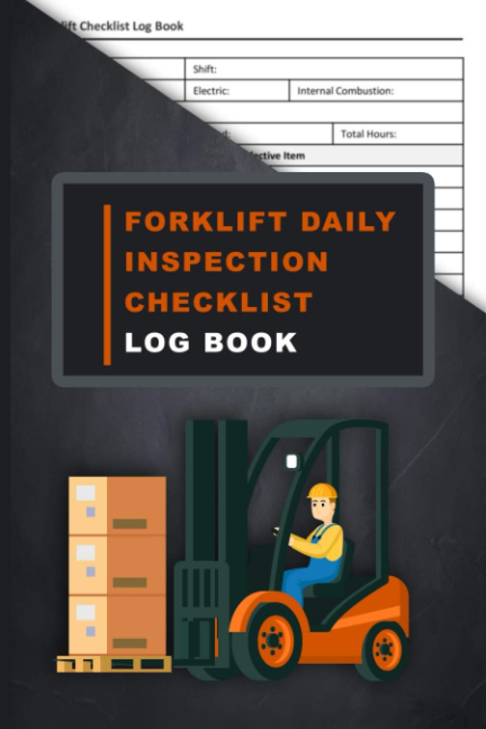 Buy Forklift Daily Inspection Checklist Log Book Forklift Checklist