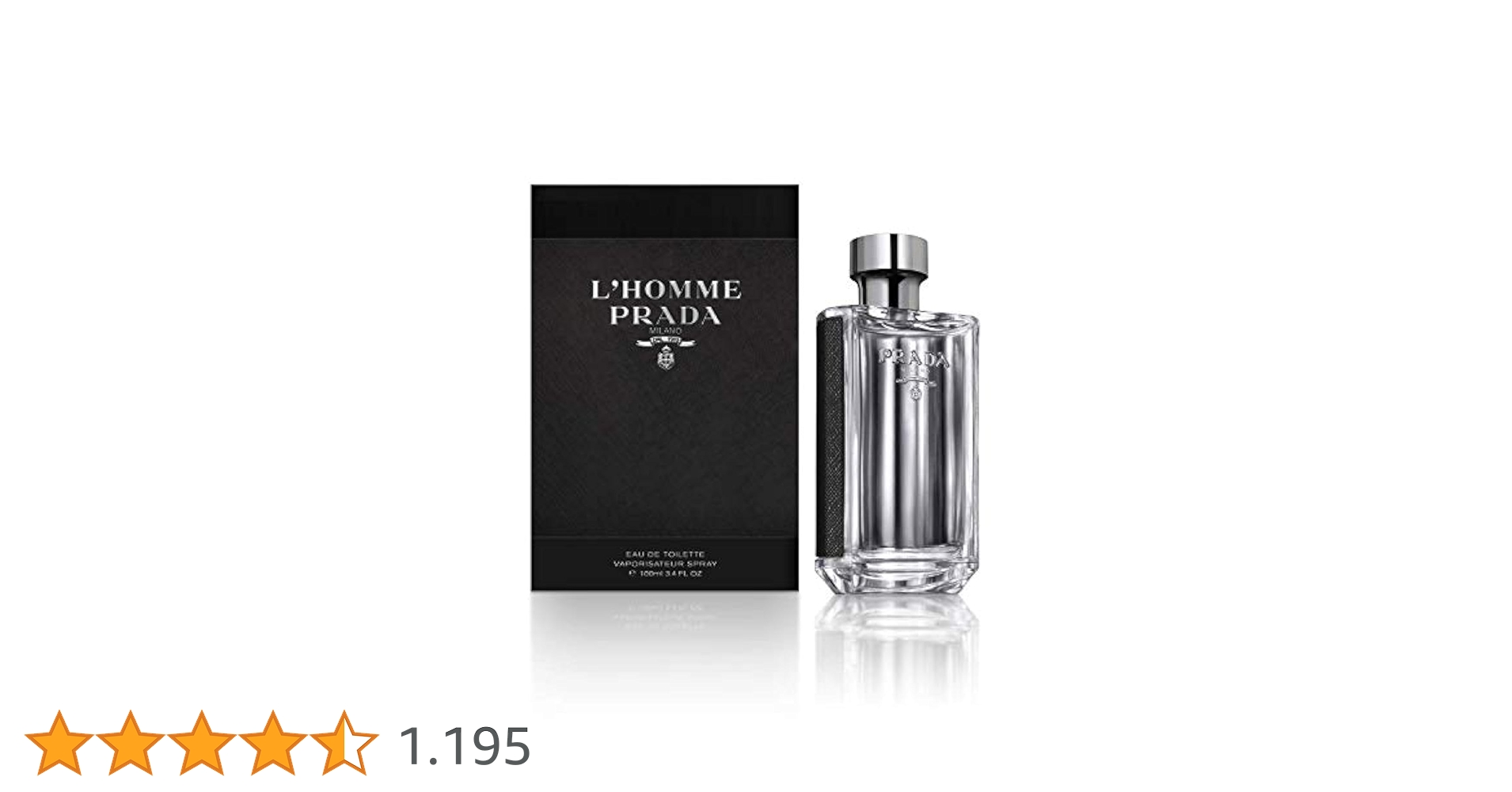 Prada L'Homme Eau De Toilette Spray, 100 ml : Amazon.com.br