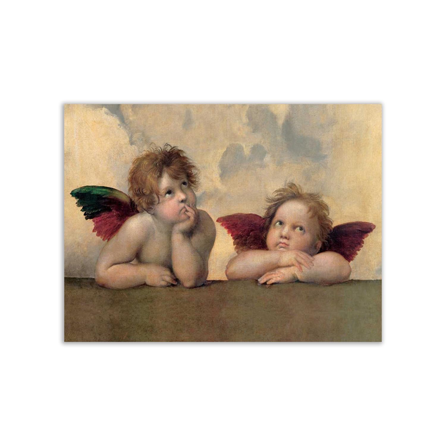 Raffaello Angeli poster 100x75 habiller grand mur vide Madonna Sistina papier