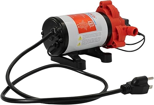 Miniatura 4 de SEAFLO Bomba de presión de agua serie 33 de 110 V CA – 115 V CA, 3.3 GPM, 45 PSI, auto cebado, interruptor de presión inteligente, para