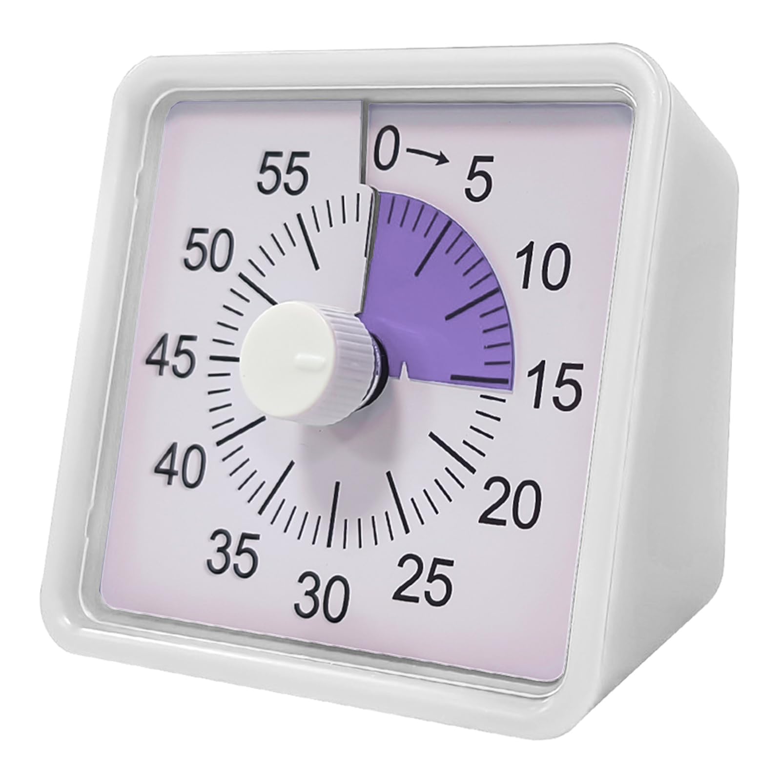 Tsophreniq Large Screen Quiet Timer 60 Minutes Countdowns Visual for Kitchens Use Sturdy ABS Materials Multipurpose and Portable Digital Timer