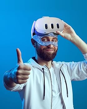 Amazon.co.jp: ZyberGears VRマスク 3点セット（紫、青、黒