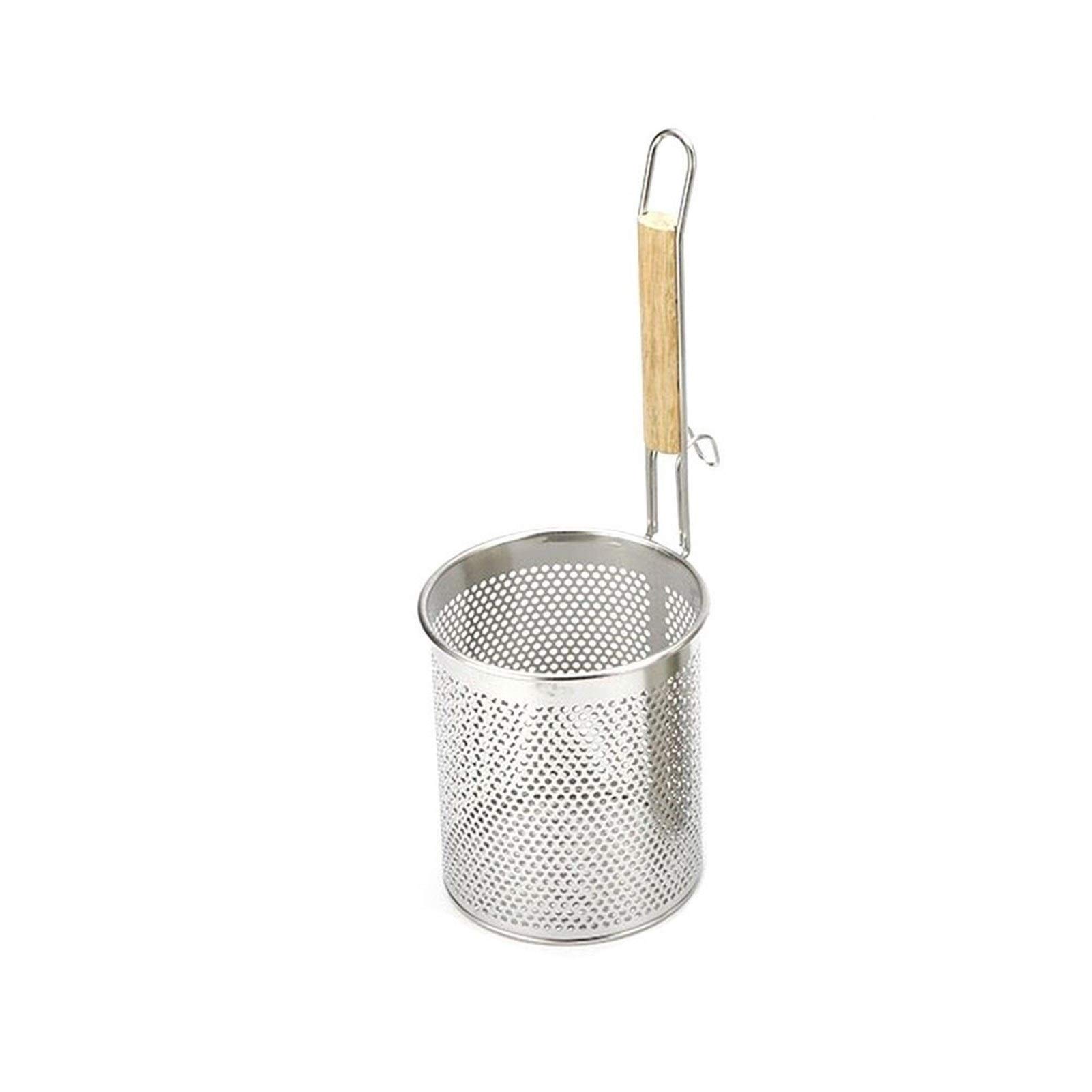 Colador Mango Duradero Caliente Fideos Colador de Malla Tamiz de harina Tamiz Colador Agujero Cesta for cocinar al Coladores de Utensilios Cocina casera Cocinar Arroz y harina /462(12cm)