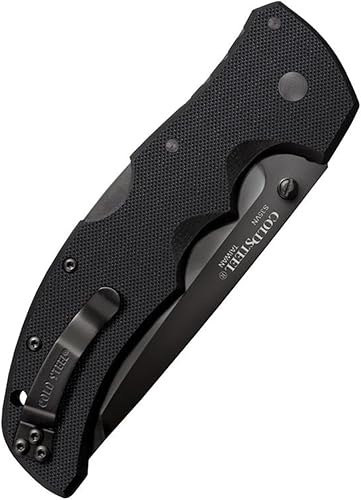 Miniatura 4 de Cold Steel Recon 1 cuchillo plegable AUS 8Ateflón negro cuchillo tanto broche para el pulgarclip de bolsillo 4pulgadas acero XHP caja
