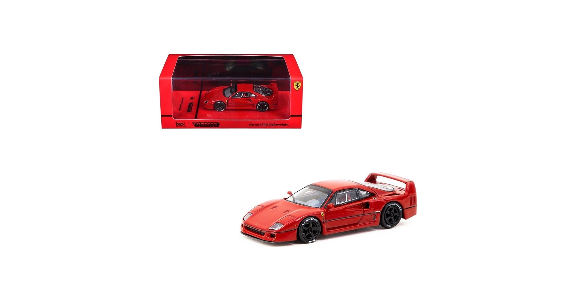 ターマックワークス フェラーリ F40 GT 特別版 ミニカー 2台セット Amazon | Tarmac 1/64 TWOC限定 フェラーリ F40 GT タイサン