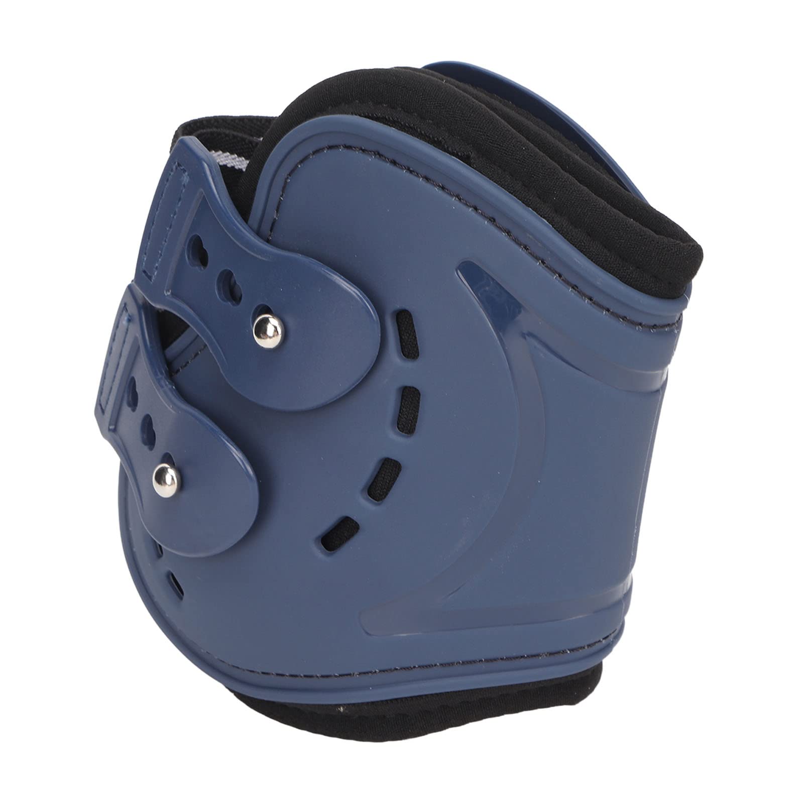 Buty do ścięgien konnych, regulowane, amortyzujące wstrząsy, otwarty przód, oddychające, niebieskie, zestaw 4 sztuk (duże)