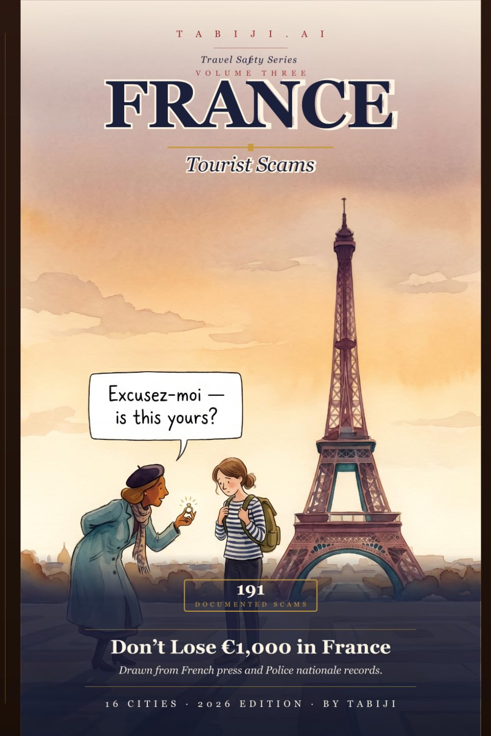 France Tourist Scams 2026: 191 Real Scams Across Paris, Nice, Provence & 13 More Cities — Drawn from French News Reports and Gendarmerie Records