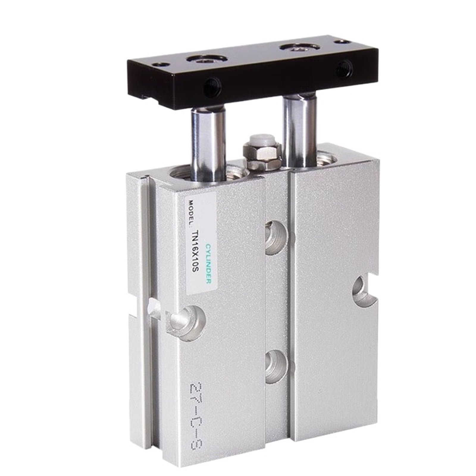 Twin-Rod Pneumatic Cylinder TN 10 16 20 25 32mm Aluminum Alloy Stroke10 15 20 30 40 50 60 80 100 150 200mm Air Cylinder(Stroke 125mm,TN16)