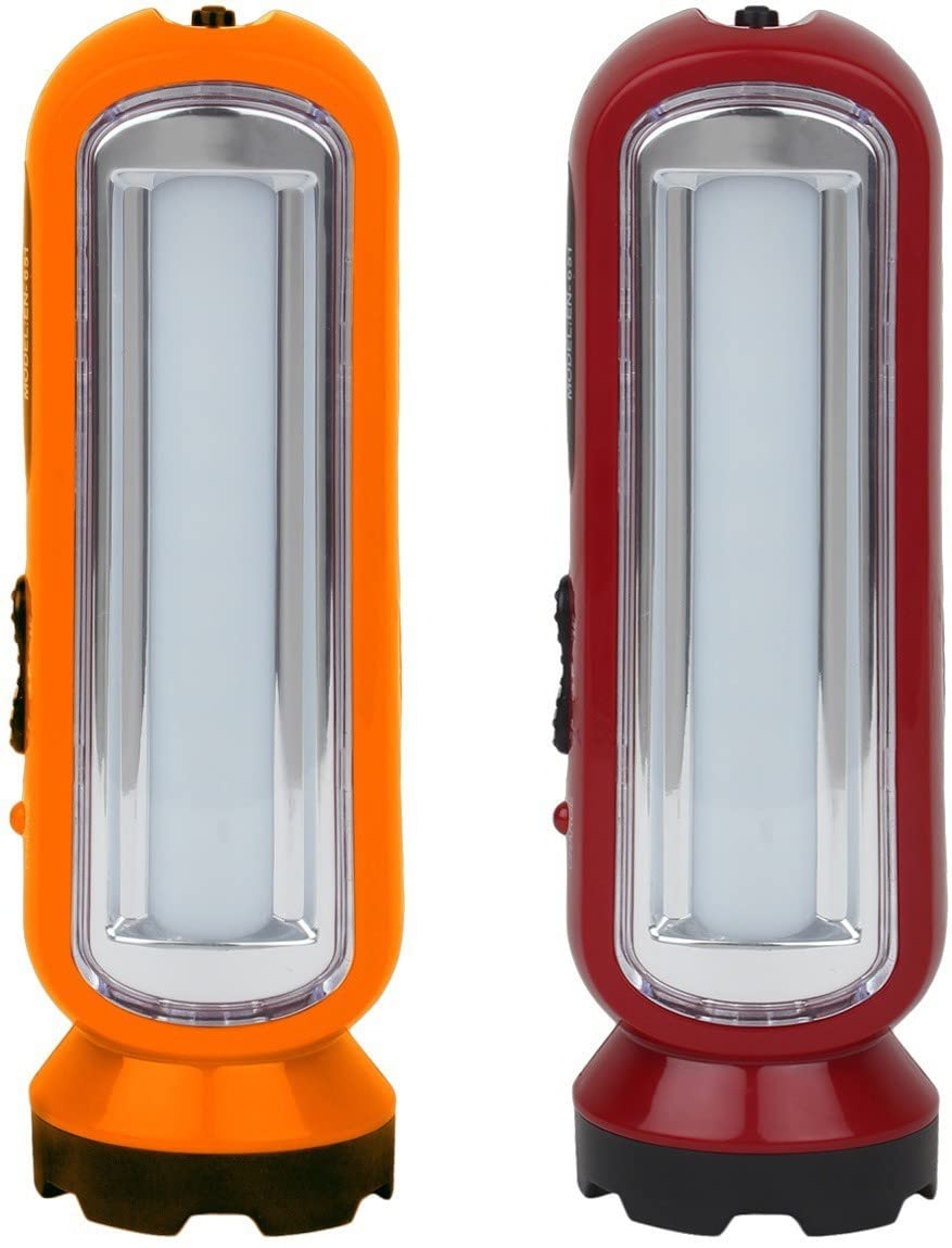 Smuf Rechargeable Front and Back 6 Hours Long Battery Backup Emergency Light (Pack of 2) (B0B8JRW9QP) Amazon Price History, Amazon Price Tracker