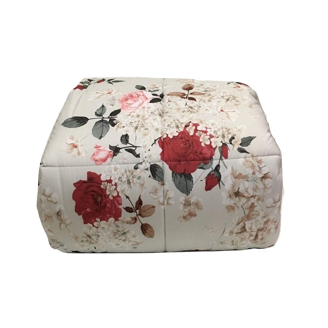 Caleffi Mikrofaser-Steppdecke Für Doppelbett – 260x265 Cm, 300 G/m², Antiallergen, Farbe Natur