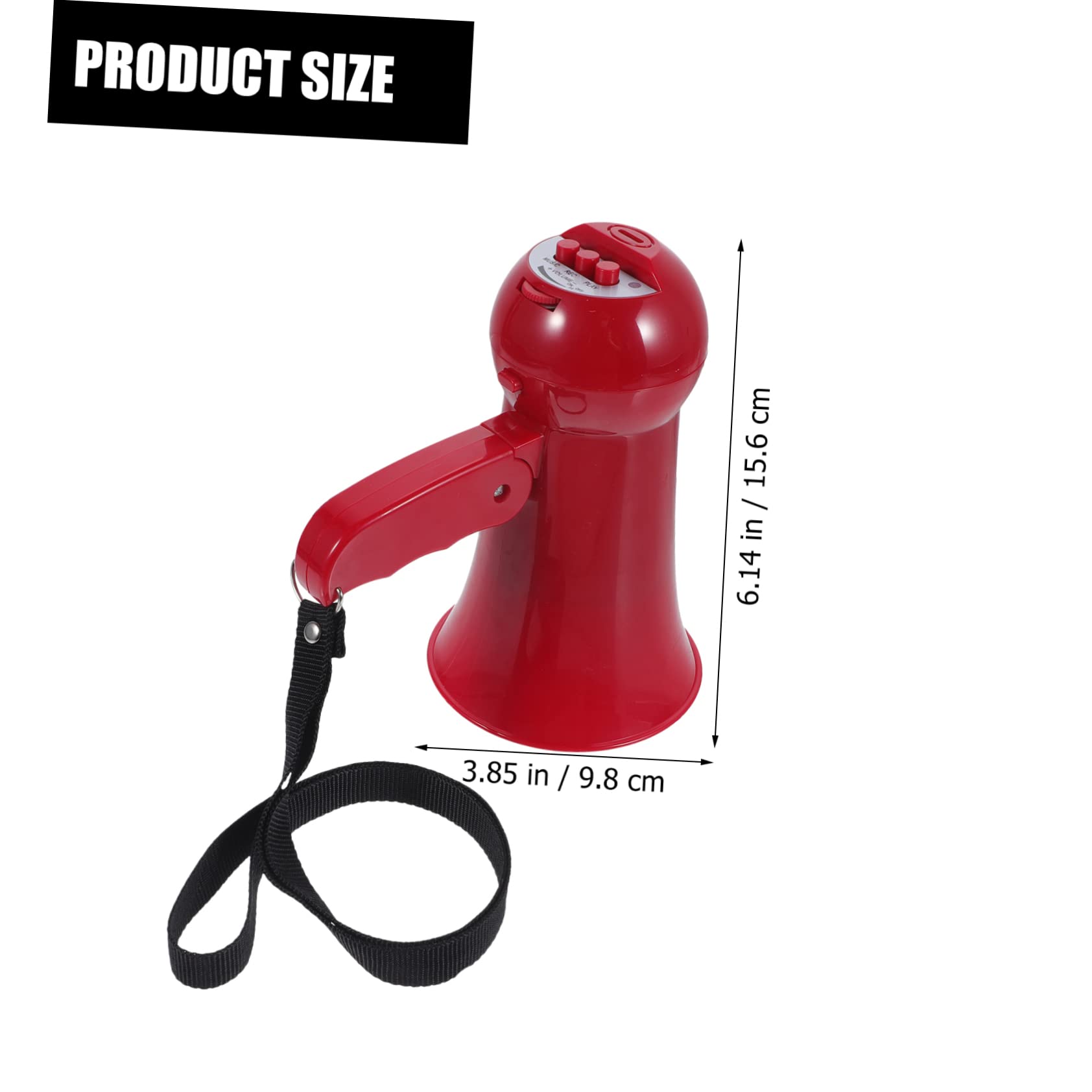 TOYANDONA Amplificador Portátil Pequeño Volumen Megáfono para Animar Deportes Fiestas Altavoces De Mano para Animadoras