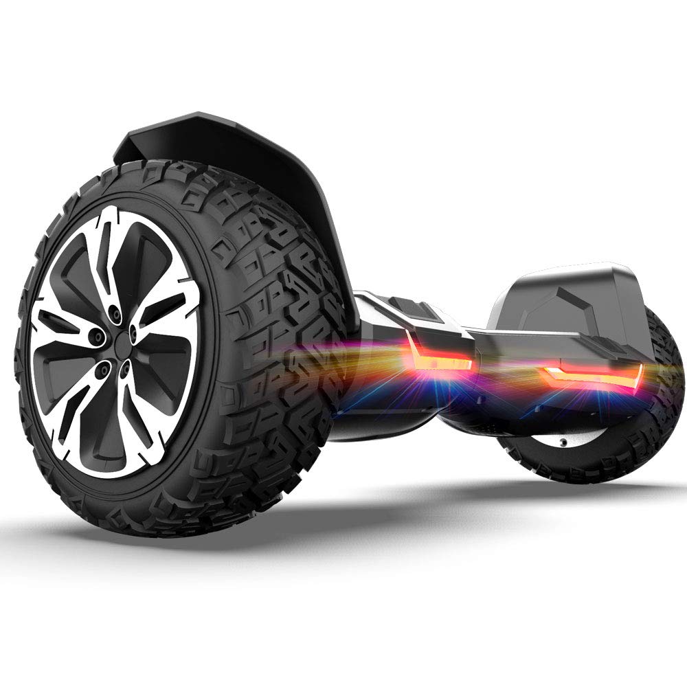 Warrior 8.5 inch Off Road All Terrain Smart G2 Hoverboard with Bluetooth Speaker and Led Lights, Self Balancing Hoverboards for Kids & Adults UL2272 Certified