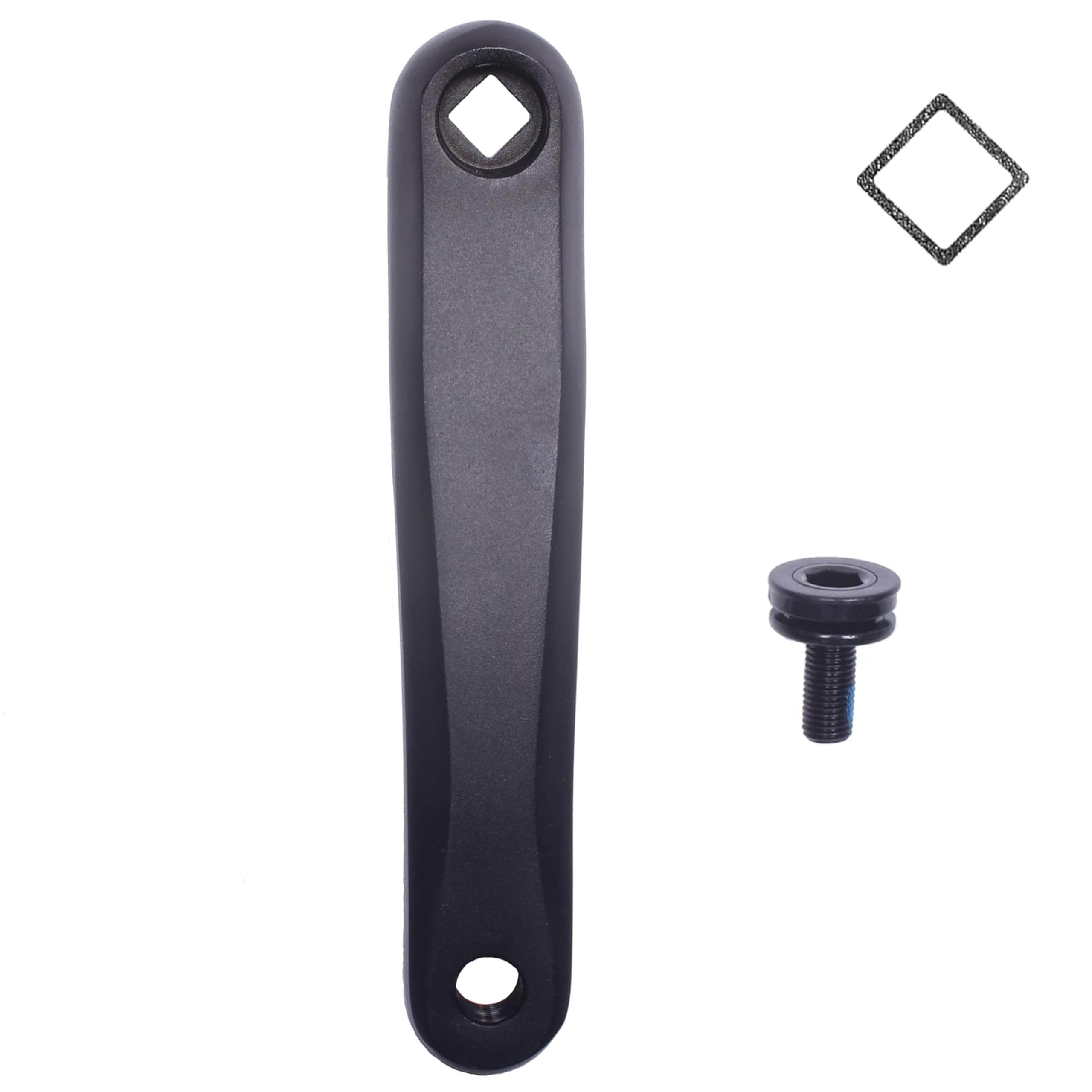 Photo 1 of Alps2Ocean Universal Bike Crank Arm,152mm/160mm/165mm/170mm/175mm Left Crank Arm,Crank Arm Left Available in Diamond Hole and Square Hole for City Bike,Folding Bike,MTB,Ebike,Road Bike,Exercise Bike