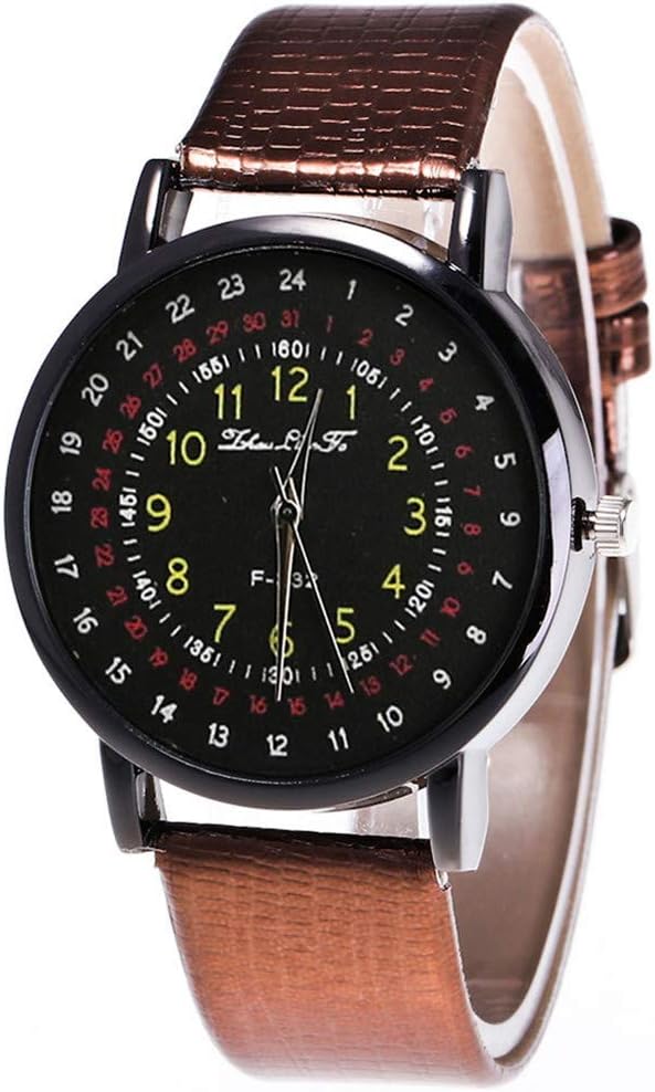 Zhou Lianfa Fashion Classic Quartz Watch Men's Leather Strap Korean Lady Student Couple Watch