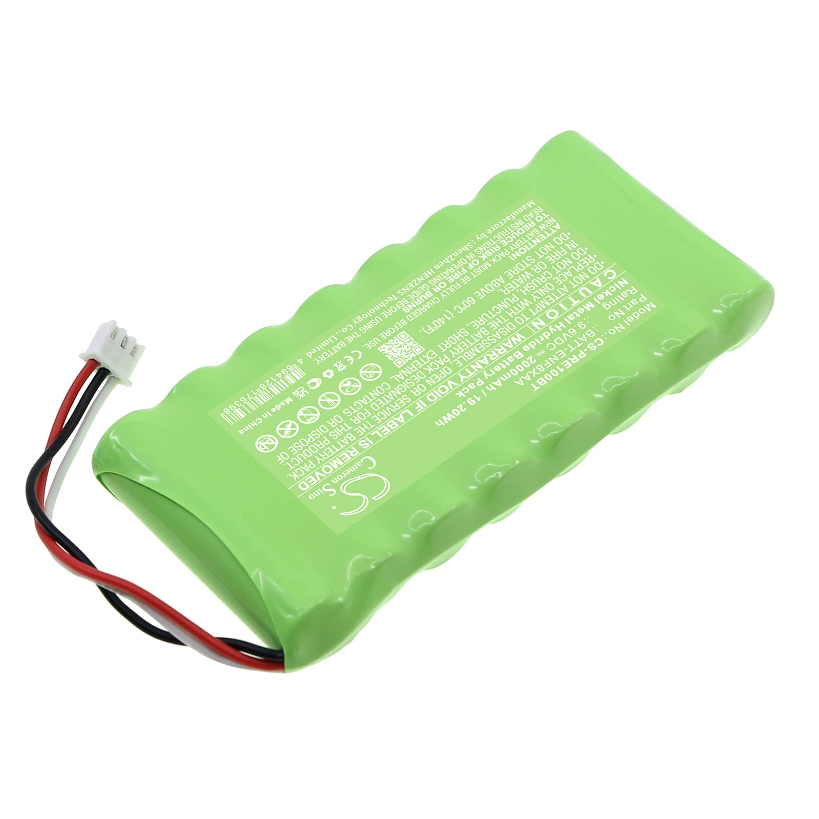 TECHTEK Batería 2000mAh Compatible con [Pyronix] ENF32UK-WE, Enforcer V10 sustituye BATT-ENF8XAA