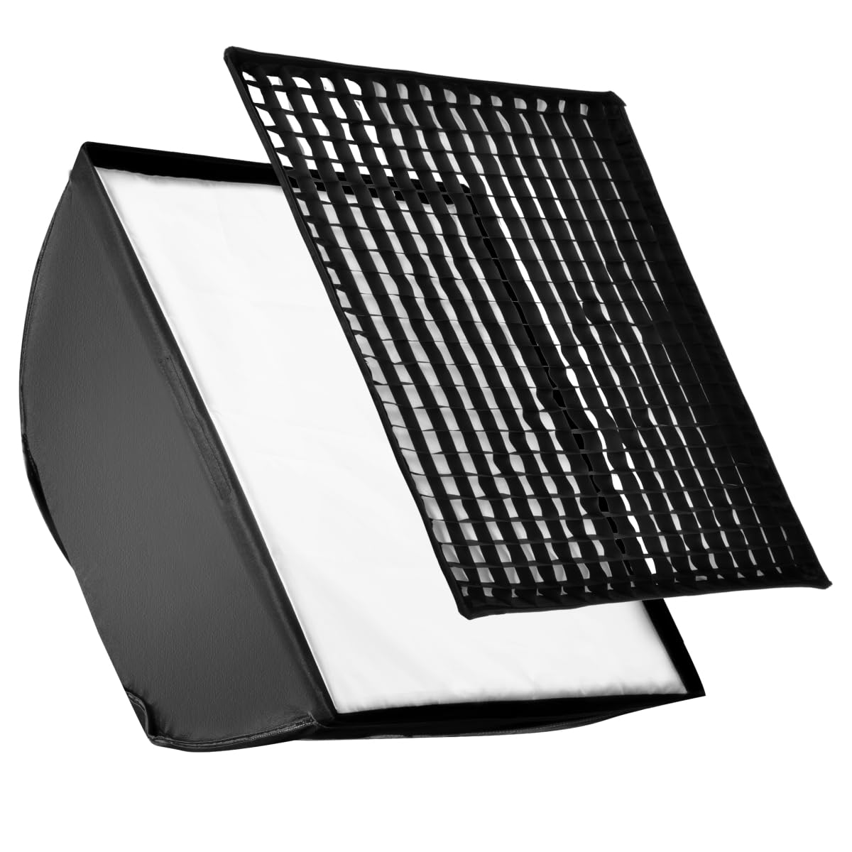 Walimex 18656 - Soporte para Flash con Ventana difusora, Negro y Plateado