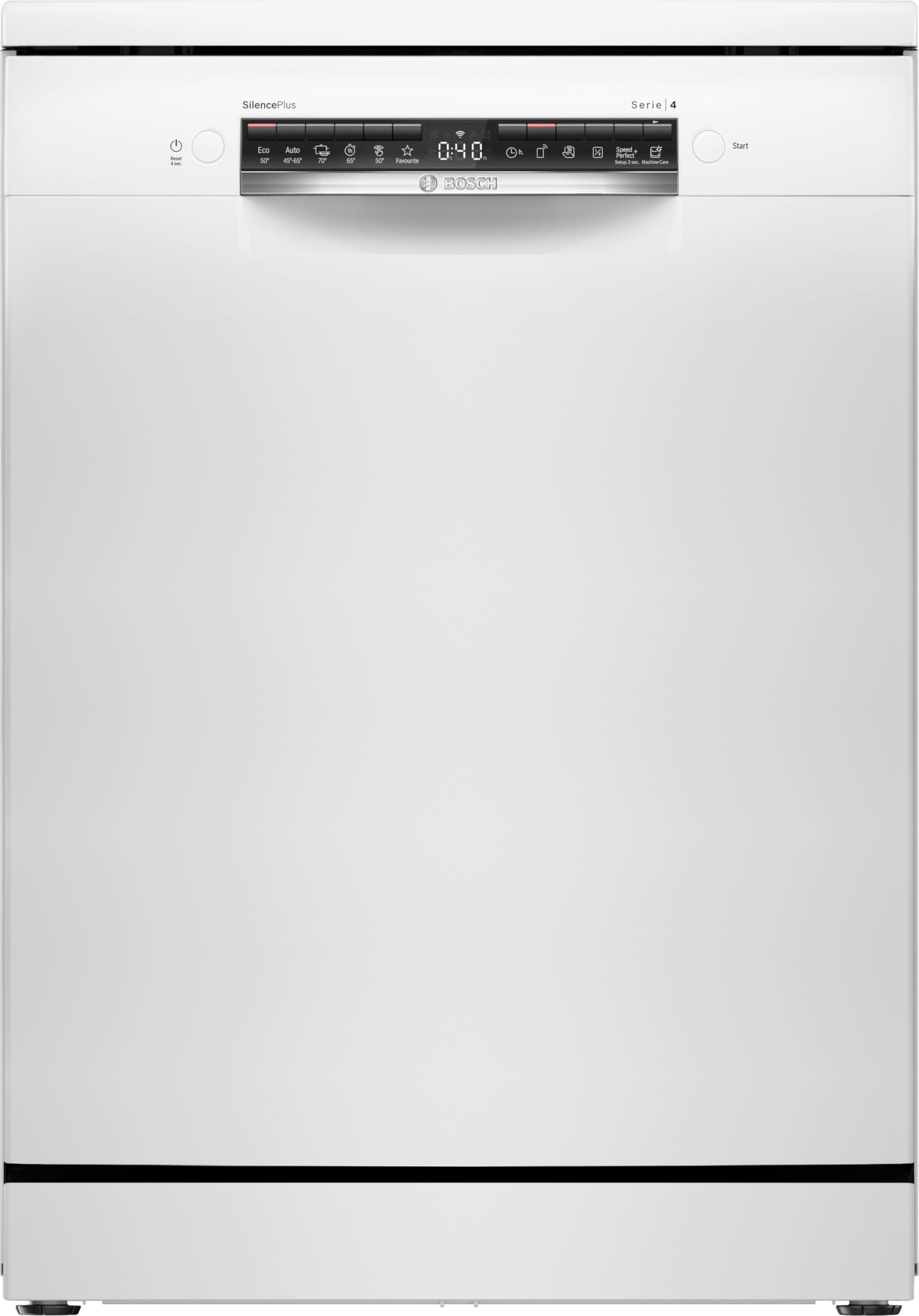 Bosch Série 4 Lave-vaisselle 60 cm Pose libre Blanc SMS4EMW01F