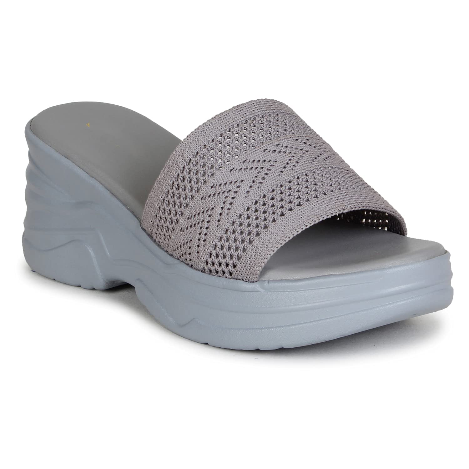 Saphire High Heel Casual Sandals For Women and Girls (Grey, numeric_4) (B097HTBB9B) Amazon Price History, Amazon Price Tracker