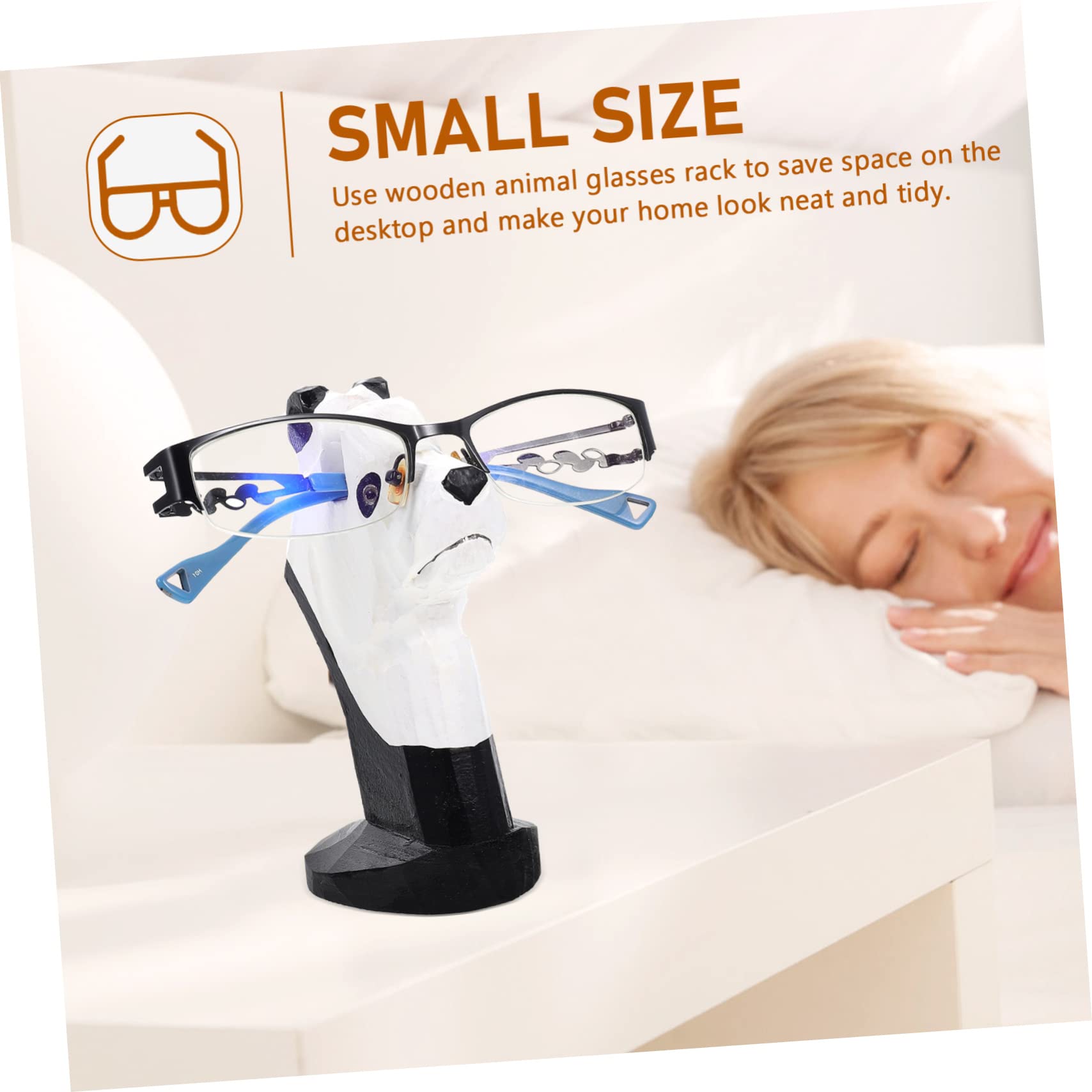 Alipis 5 Pz Montatura Per Occhiali Animali Espositore Per Occhiali Da Sole Statuina Di Panda Supporto Per Occhiali Grazioso Porta Occhiali Arredamento Da Tavolo Huskylens Di Legno