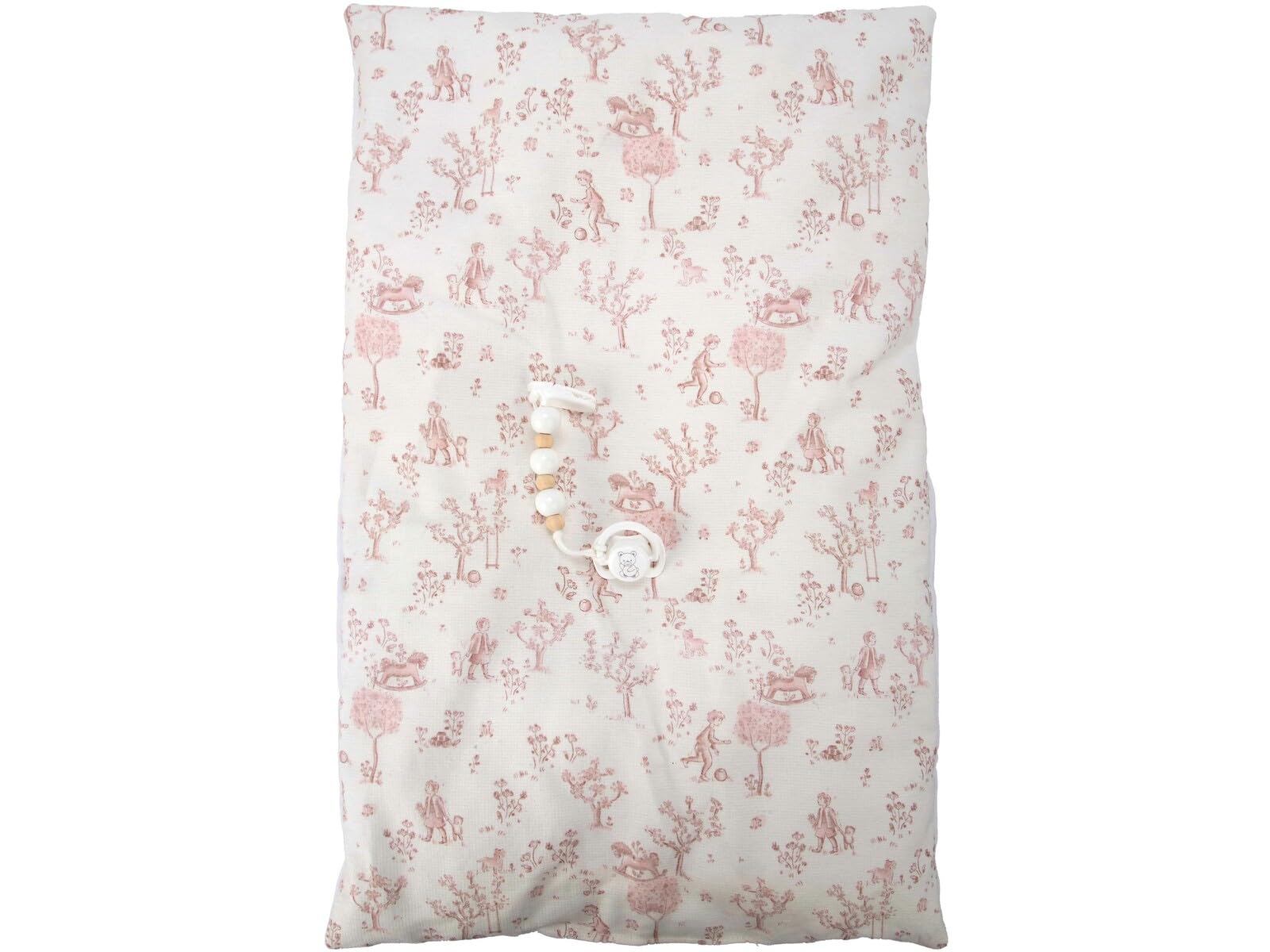 ARIAS - Reborn 40 cm Julia. Bambino realistico con vestiti rosa e bianchi. Include cuscino, ciuccio, ciuccio, pannolino, libro della famiglia e certificato di autenticità. Giocattolo Bambini +3 anni