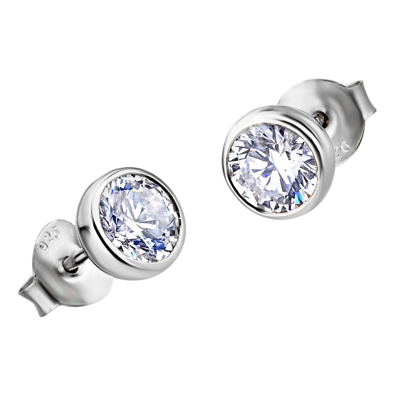 LOTUS SILVER LOTUS JLP1272-4-1 - Pendientes de auténtica plata de ley 925 con circonitas para mujer