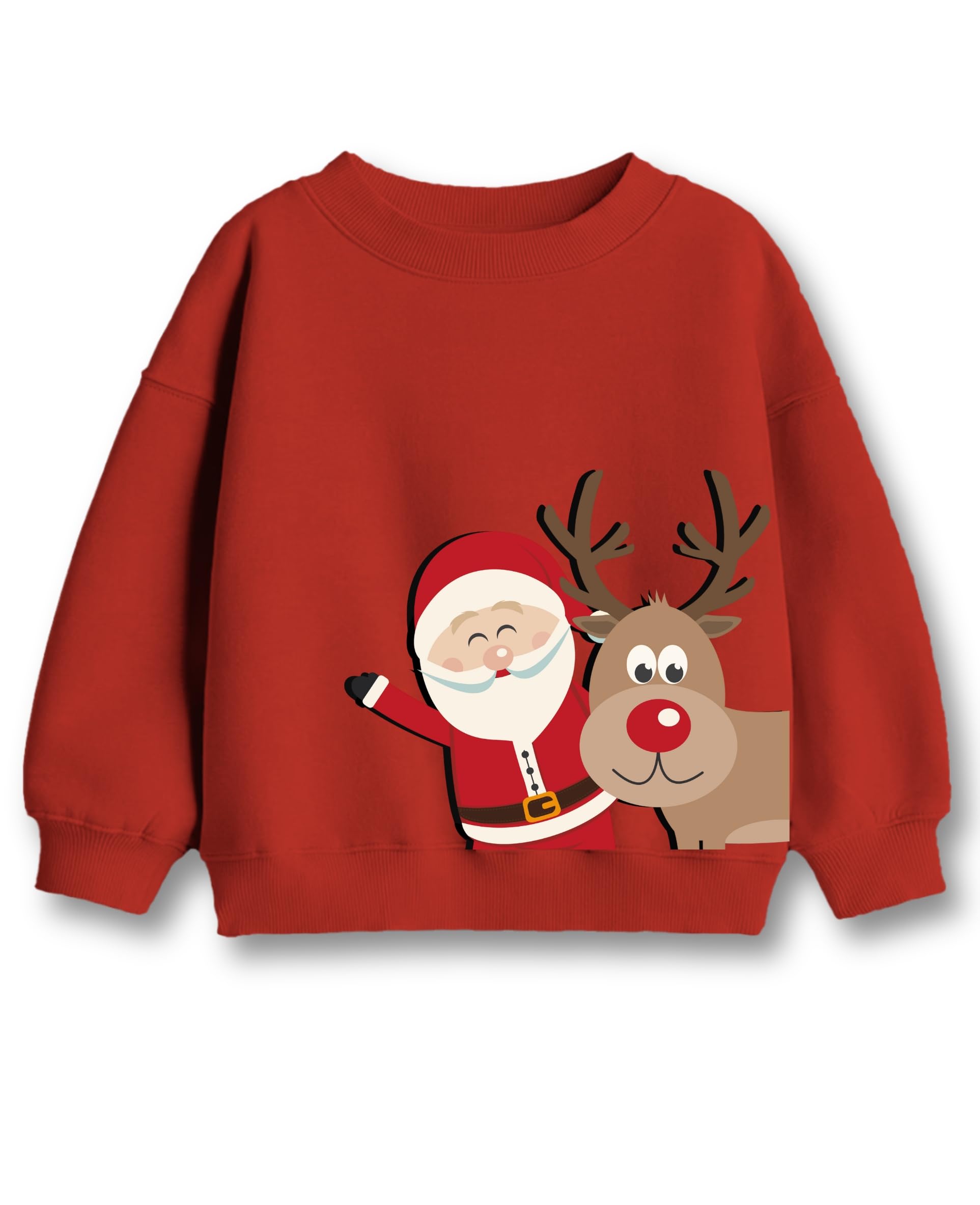 minicult Disney Mickey Mouse and Friends Regular Fit Character Printed Full Sleeve Sweatshirt for Boys and Girls(Red a40)(Pack of 1)-image-12