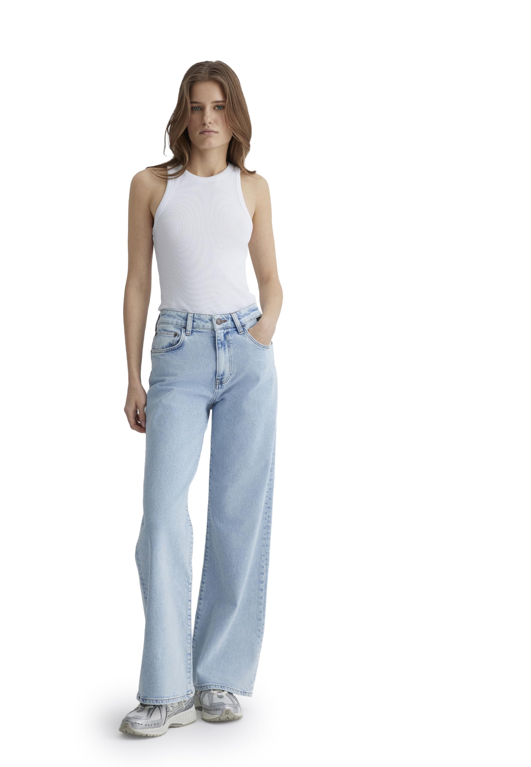 Mavi Damen Denim Pants Malibu Wide Leg Jeans