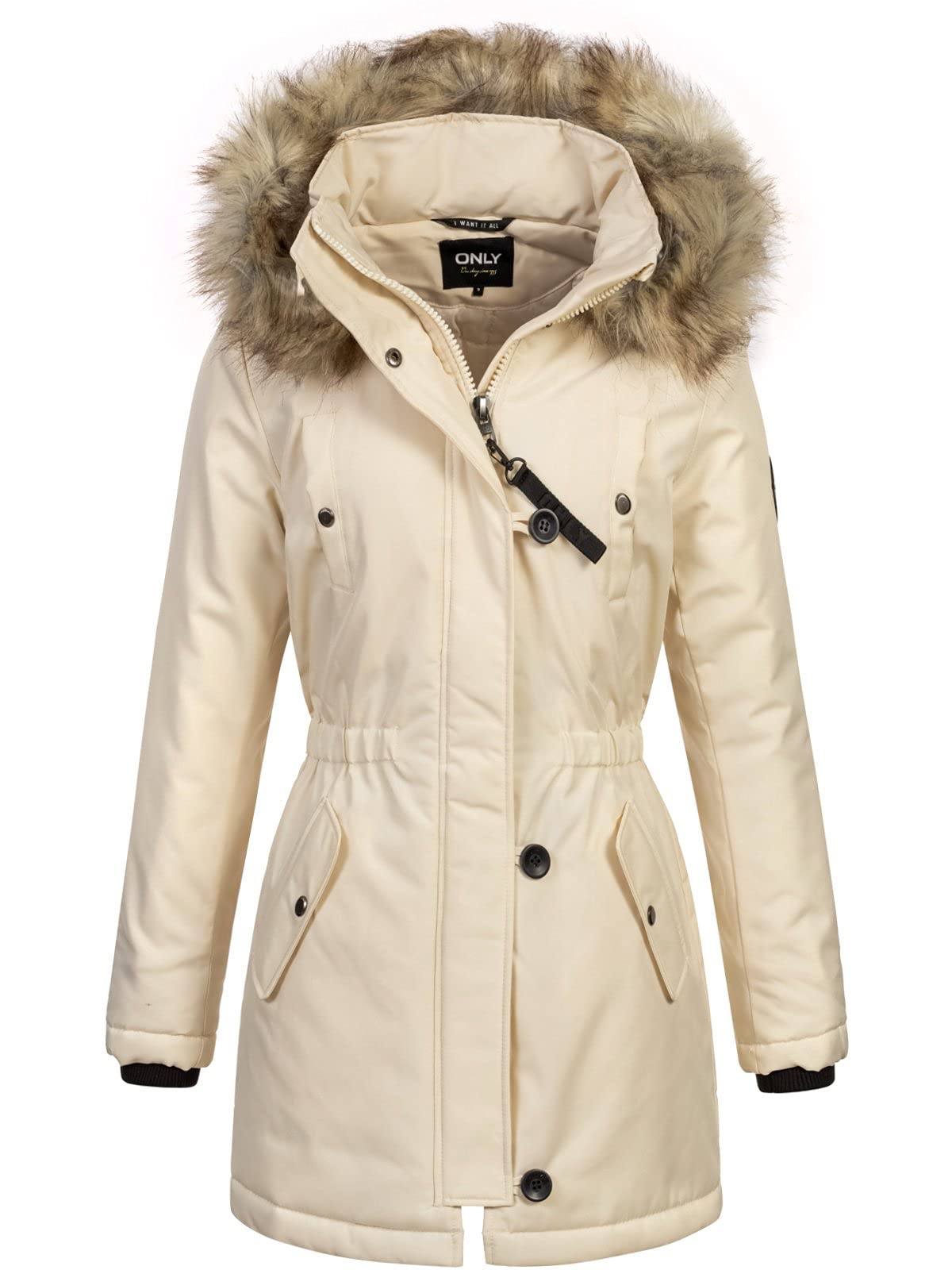 KIDS ONLY Kogiris - Parka Otw Noos Giacca, Bambine e ragazze, Bianco (Eggnog), 164