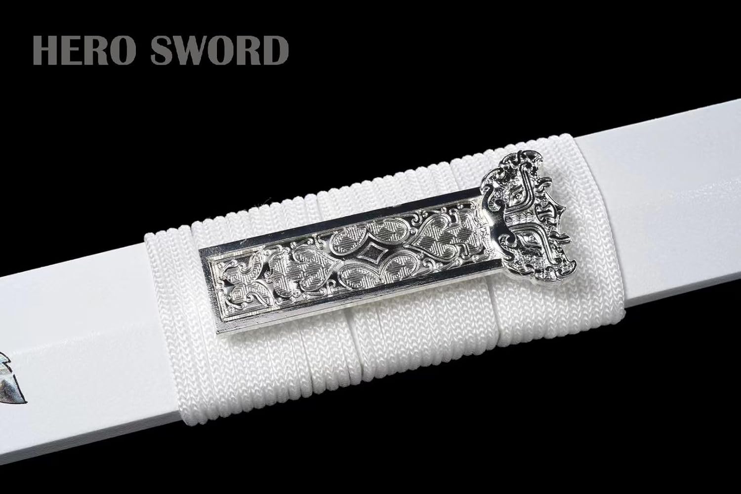 HERO SWORD Handmade Full Tang Blue Blade Cool Dragon Han Jian Real Combat Manganese Steel Chinese Sword Practice WU SHU Kung Fu Sword