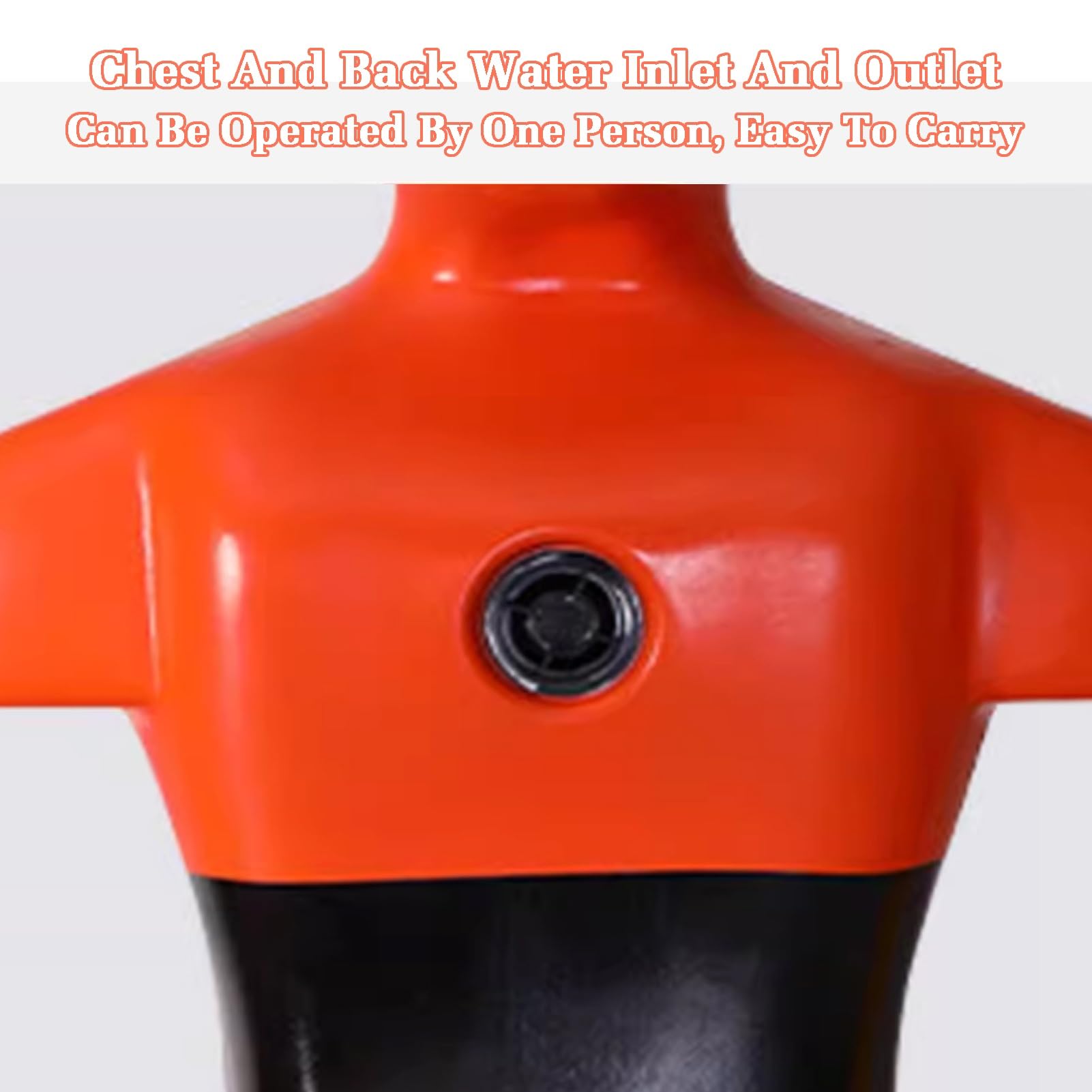 Chupete de entrenamiento para seguridad en el agua, diseño de drenaje rápido para adolescentes y adultos