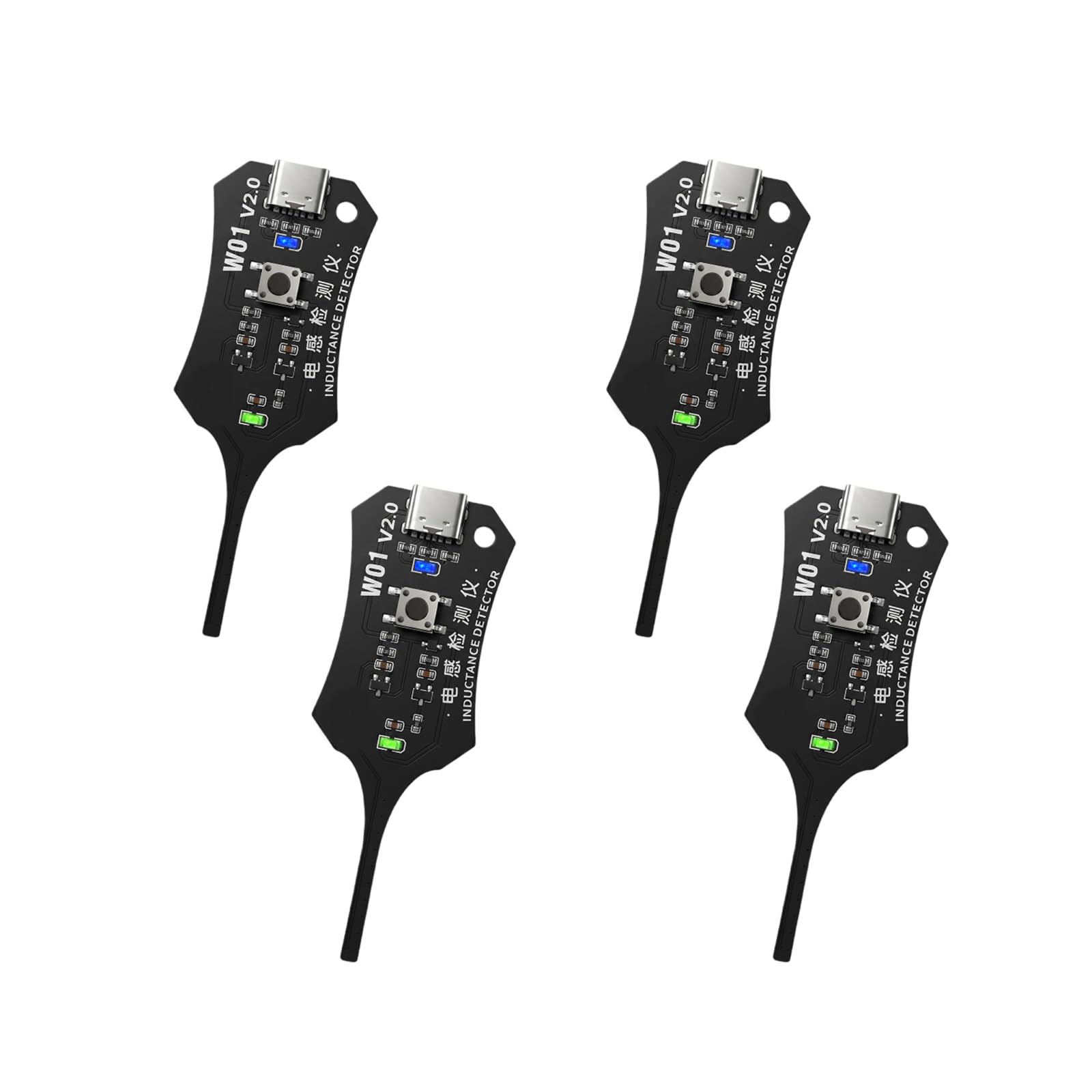 4Pcs 0 W01 Inductance Tester with High Accuracy Measurement for Automotive & Motorcycle Electrical Systems Diagnosis Motorcycle Diagnostic Tool
