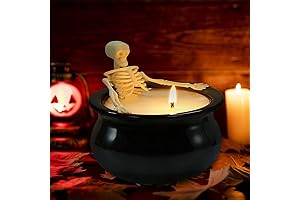 Spooky Skeleton Candles: Vintage Halloween Decor for Spine-Tingling Gatherings