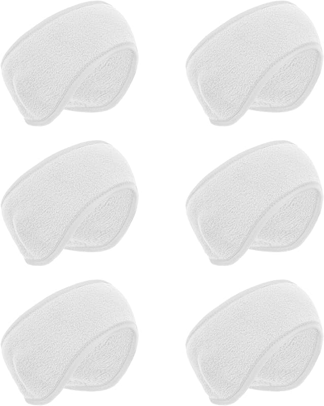 TopTie 6-Pack Ear Warmers Headband Fleece Ear Muffs Full Cover for Men Women Winter