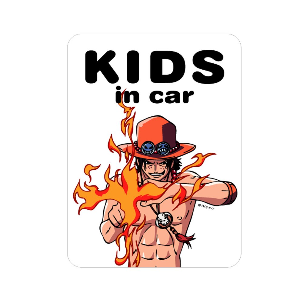 ONE PIECE　ワンピース　365日ステッカー　エース　子ども時代　20周年 Amazon.co.jp: LCS-053 ワンピース（ONE PIECE） キッズインカー